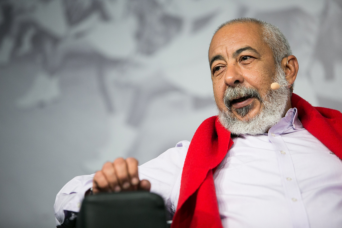 Leonardo Padura, parlant al MOT 2017. Foto: Martí Albesa (Festival MOT).